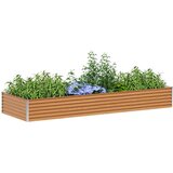  Povišena vrtna gredica 290 x 100 x 36 cm Cinkani čelik | Eponuda.ba