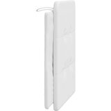  Vzglavna stranica bela 80 cm umetno usnje | Shoptok.si