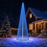  LED božićno drvce 470 cm 1504 LED lampica Čelik | shoptok.hr