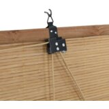 vidaXL Zavese in rolete z zavesami Svetlo rjava 150 x 160 cm Bambus | Shoptok.si