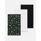 Sinsay Set kuhinjskih krpa s cvjetnim motivom, 3 kom | shoptok.hr