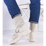 Gemre Beige Saker Sneakers | shoptok.hr