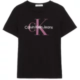 Calvin Klein Jeans Majica eozin / črna / bela