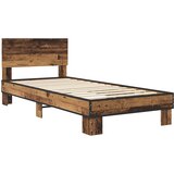  Okvir kreveta s uzglavljem Staro drvo 80 x 200 cm | shoptok.hr