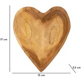 Mauro Ferretti Drveni ukrasni pladanj 15x17 cm Kiha – | shoptok.hr
