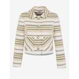 Camaieu Cream striped jacket - Women's | Shoptok.si