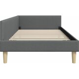  Kutni okvir kreveta Tamno siva 100 x 200 cm tkanina | shoptok.hr