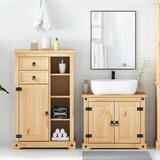 vidaXL Komplet kopalniškega pohištva 2-delni Corona trdna borovina | Shoptok.si