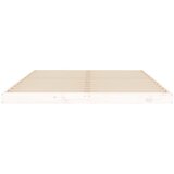  Okvir za krevet bijeli 135 x 190 cm bračni od masivne borovine | shoptok.hr