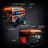Extralink Power generator EGH-7000 hybrid, 7kW | shoptok.hr