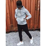 DStreet Bluza męska z nadrukiem szara | Shoptok.si