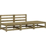  Vrtna sofa s osloncem za noge od impregnirane borovine | shoptok.hr