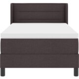  Postelja boxspring z vzmetnico Temno rjava 90 x 200 cm, (5000127254) | Shoptok.si