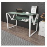 Hanah home lona - green, white greenwhite study desk | ePonuda.com