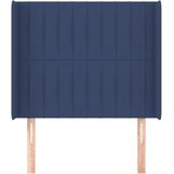  Uzglavlje s ušima plavo 83x16x118/128 cm od tkanine | Eponuda.ba