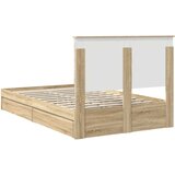  Krevet s od storage Sonoma hrast 120 x 200 cm Konstruirano drvo | shoptok.hr