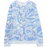 Guess Sweater majica 'ACTIVE' plava / golublje plava / srebro / bijela