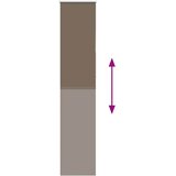 Rolo zavjesa za zamračivanje boje kave 55x230 cm Širina tkanine 50,7 cm Poliester | Shoptok.si