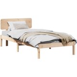 Krevetna konstrukcija Prirodna 90 x 190 cm Čvrsto borovo drvo | Eponuda.ba