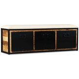  Klupa za Pohranu s 3 Ladice Masivno Drvo Manga 120x30x40 cm | shoptok.hr