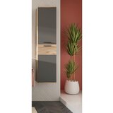 MID.YOU Visoka Omara Mason, Siva, Barva Hrasta | Shoptok.si
