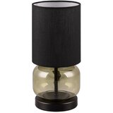 Tri O Zelena/crna stolna lampa s tekstilnim sjenilom (visina 28,5 cm) Elio – Cijene