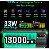 Blackview mobilni telefon BV7100 6GB/128GB black IP68 & IP69K