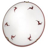  kolarz 731.11.4.103 - plafonsko svetlo nonna, 1xE27/60W/230V, prečnik 30 cm, crveno sa motivom jelena | Eponuda.com
