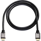HDMI kabel HDMI-A vtič, HDMI-A vtič 7.5 m črna 92457 avdio povratni kanal, pozlačeni konektorji, Ultra HD (4k) HDMI HDMI kabel, (20417636)