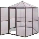 vidaXL rastlinjak iz aluminija 240x211x232 cm | Shoptok.si