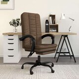  Uredski naslonjač od tkanine smeđi | shoptok.hr