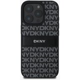 Dkny PU Leather Repeat Pattern Tonal Stripe iPhone 16 Pro Max Black Ovitek za telefon Vijolična | Shoptok.si