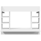  Zidni radni stol bijeli 105 x 48 x 75 cm od konstruiranog drva | Eponuda.ba