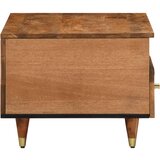 vidaXL Klubska mizica 80x54x40 cm trden mangov les | Shoptok.si