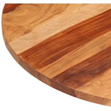 Stolna ploča od masivnog drva bagrema okrugla 25 - 27 mm 80 cm | shoptok.hr