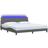  Okvir za krevet bez madraca Hanko tamnosivi 200x200 cm od tkanine | shoptok.hr