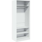 vidaXL Garderobna omara bela 80x50x200 cm inženirski les | Shoptok.si