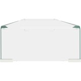 vidaXL Stalak za TV /Monitor Prozirno Staklo 110x30x13 cm | shoptok.hr