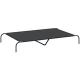  Povišeni krevet za pse crni 150x90x20 cm Oxford tkanina i čelik | Shoptok.si