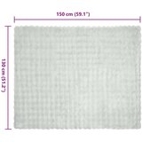  Lažni zec deka 4 pcs Siva 130 x 150 cm Poliester | shoptok.hr