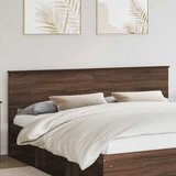 vidaXL Vzglavje z vzglavjem Rjav hrast 200 cm Konstruiran les | Shoptok.si