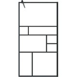Pregrada za tuš s prozornim ESG steklom 80x195 cm črna, (20683952) | Shoptok.si