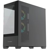 BIT FORCE SPARK ARGB-TG3 Midi Tower ARGB Gaming PC ATX kućište bez napajanja, crno | shoptok.hr