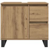  Kupaonski ormarić za umivaonik boja hrasta 65x33x60 cm drveni | shoptok.hr