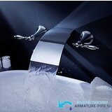  Stenska armatura za umivalnik s čudovitima ročajema | pipa EYN SU5308 Cene