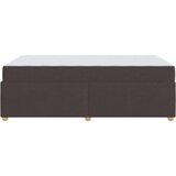  Konstrukcija postelje Temno rjava 120 x 200 cm blago | Shoptok.si