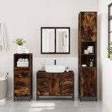  3-dijelni set kupaonskog namještaja boja hrasta drveni | shoptok.hr