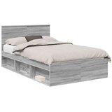  Okvir za krevet s uzglavljem Siva Sonoma 120 x 190 cm | shoptok.hr