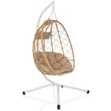 MID.YOU Viseči Stol Cocova, Bela, Bež | Shoptok.si