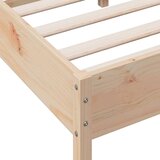  Okvir kreveta s uzglavljem 75x190 cm od borovine | shoptok.hr